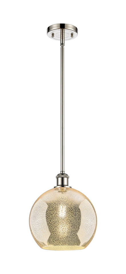 Innovations - 516-1S-PN-G128-10 - One Light Mini Pendant - Ballston - Polished Nickel
