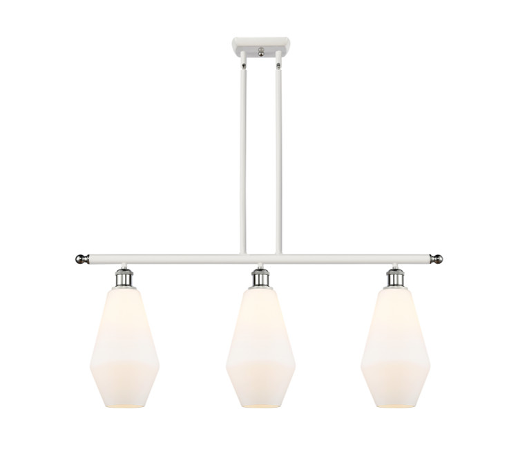 Innovations - 516-3I-WPC-G651-7-LED - LED Island Pendant - Ballston - White Polished Chrome