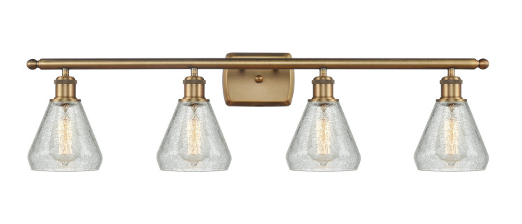 Innovations - 516-4W-BB-G275 - Four Light Bath Vanity - Ballston - Brushed Brass