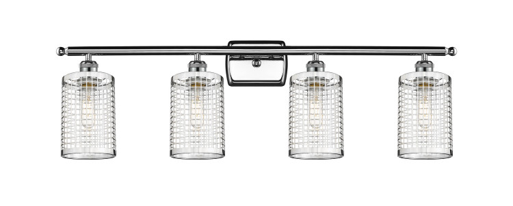 Innovations - 516-4W-PC-M18-PC - LED Bath Vanity - Downtown Urban - Polished Chrome