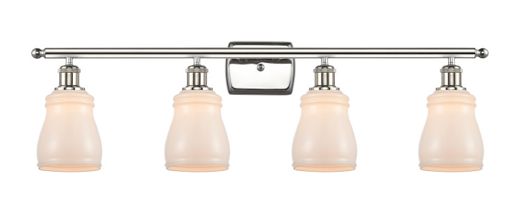 Innovations - 516-4W-PN-G391 - Four Light Bath Vanity - Ballston - Polished Nickel