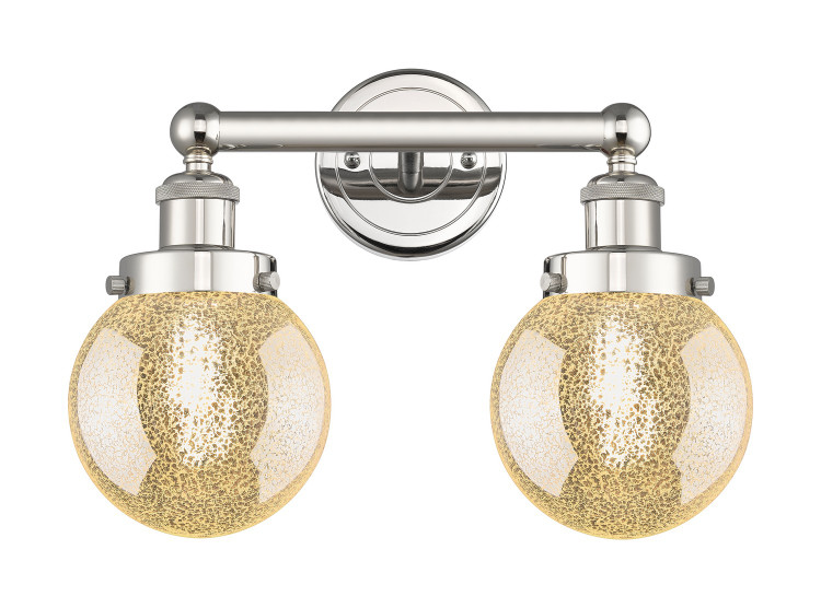 Innovations - 616-2W-PN-G208-6 - Two Light Bath Vanity - Edison - Polished Nickel