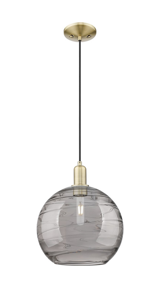 Innovations - 716-1P-AB-G1213-12CL - One Light Mini Pendant - Arcadia - Antique Brass