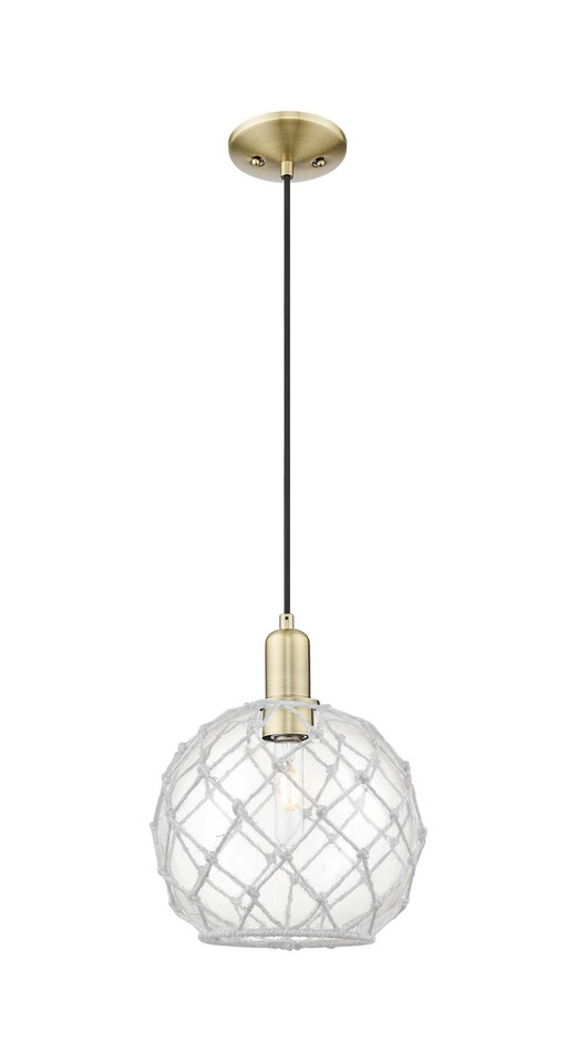 Innovations - 716-1P-AB-G122-10RW - One Light Mini Pendant - Arcadia - Antique Brass