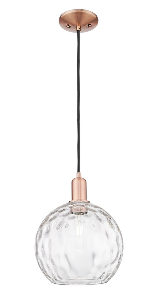 Innovations - 716-1P-AC-G1215-10 - One Light Mini Pendant - Arcadia - Antique Copper