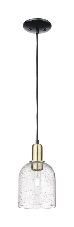 Innovations - 716-1P-BAB-G558-6SDY - One Light Mini Pendant - Arcadia - Black Antique Brass