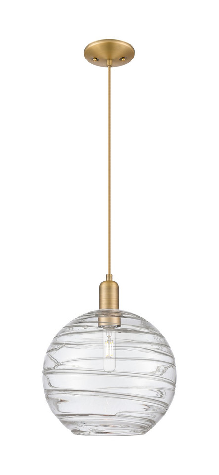 Innovations - 716-1P-BB-G1213-12CL - One Light Mini Pendant - Arcadia - Brushed Brass