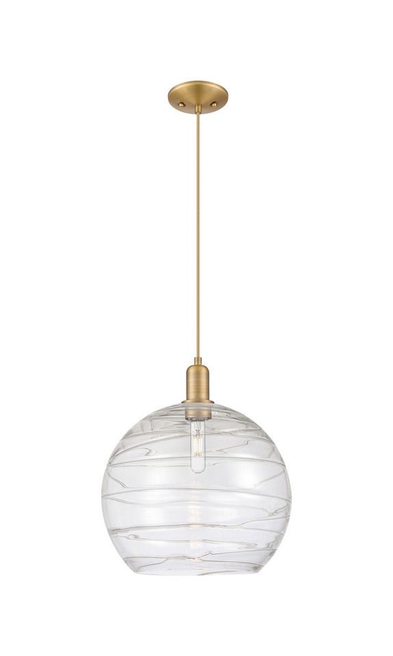 Innovations - 716-1P-BB-G1213-14CL - One Light Mini Pendant - Arcadia - Brushed Brass