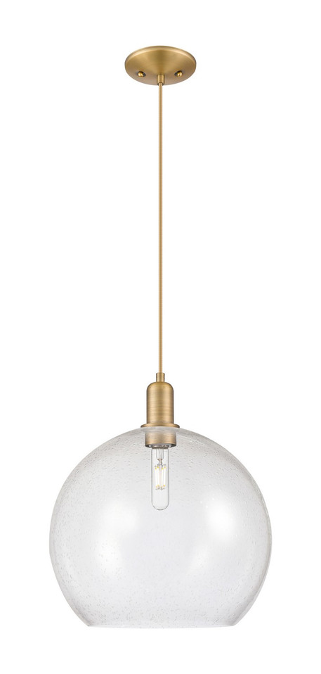 Innovations - 716-1P-BB-G124-14 - One Light Mini Pendant - Arcadia - Brushed Brass