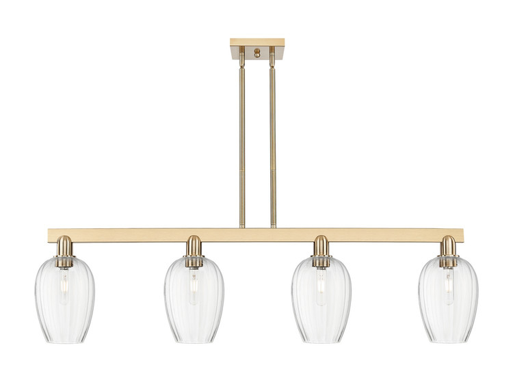 Innovations - 716-4I-CB-G457-6CL - Four Light Island Pendant - Arcadia - Champagne Bronze