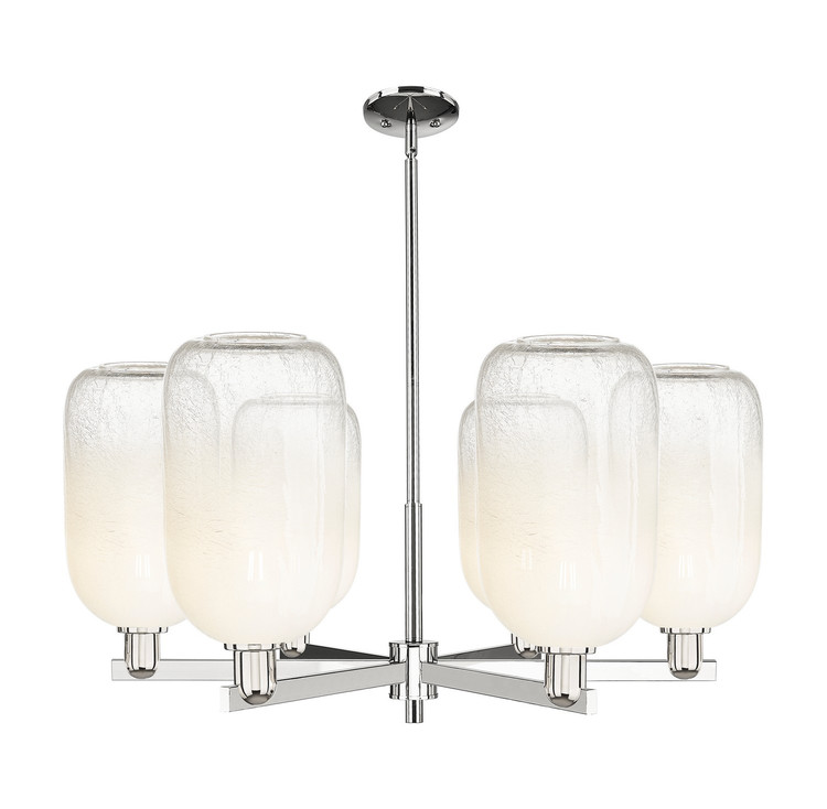 Innovations - 716-6CR-PN-G482-7OP - Six Light Chandelier - Arcadia - Polished Nickel