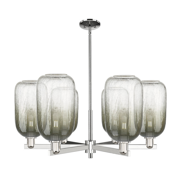 Innovations - 716-6CR-PN-G482-7SL - Six Light Chandelier - Arcadia - Polished Nickel