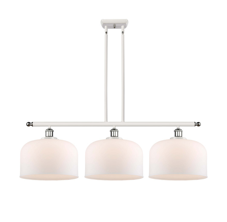 Innovations - 916-3I-WPC-G71-L - Three Light Island Pendant - Ballston Urban - White Polished Chrome
