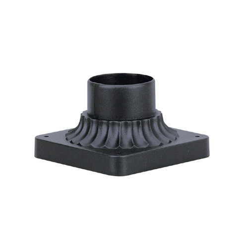 Westinghouse Lighting - 6790100 - Pedestal Mount for Post Fixture - Pedestal Mount - Textured Black