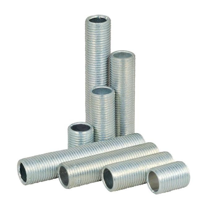 Westinghouse Lighting - 7015000 - 8 Assorted Nipples Zinc-Plated - Nipples - Metallic Silver