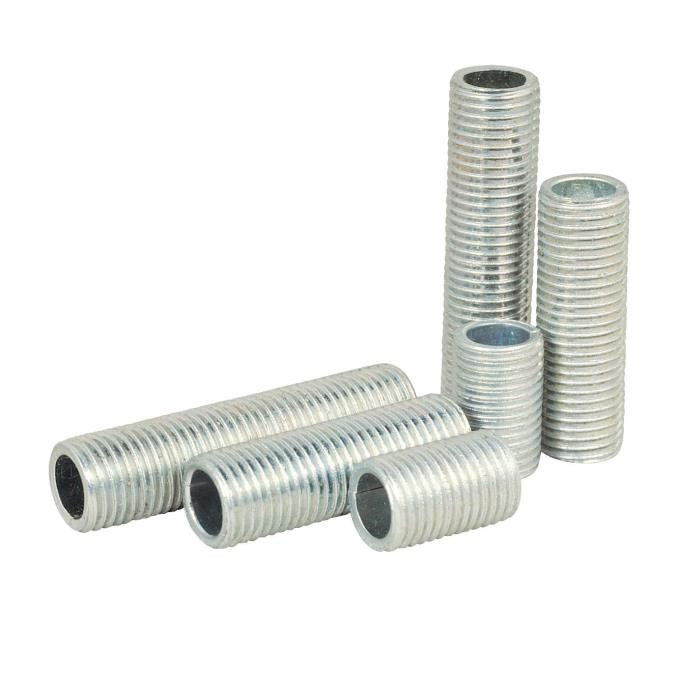 Westinghouse Lighting - 7015100 - 6 Assorted Nipples Zinc-Plated - Nipples - Metallic Silver