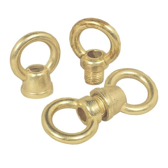 Westinghouse Lighting - 7025000 - Two 1 Diameter Female and Male Loops - Loops - Brass-Plated