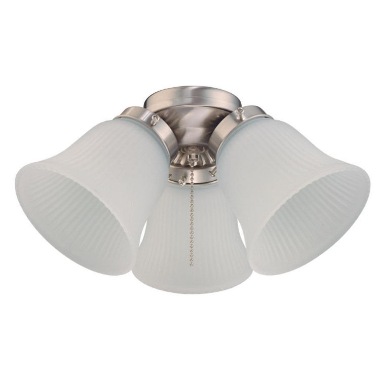 Westinghouse Lighting - 7784900 - LED Ceiling Fan Light Kit - Brushed Nickel