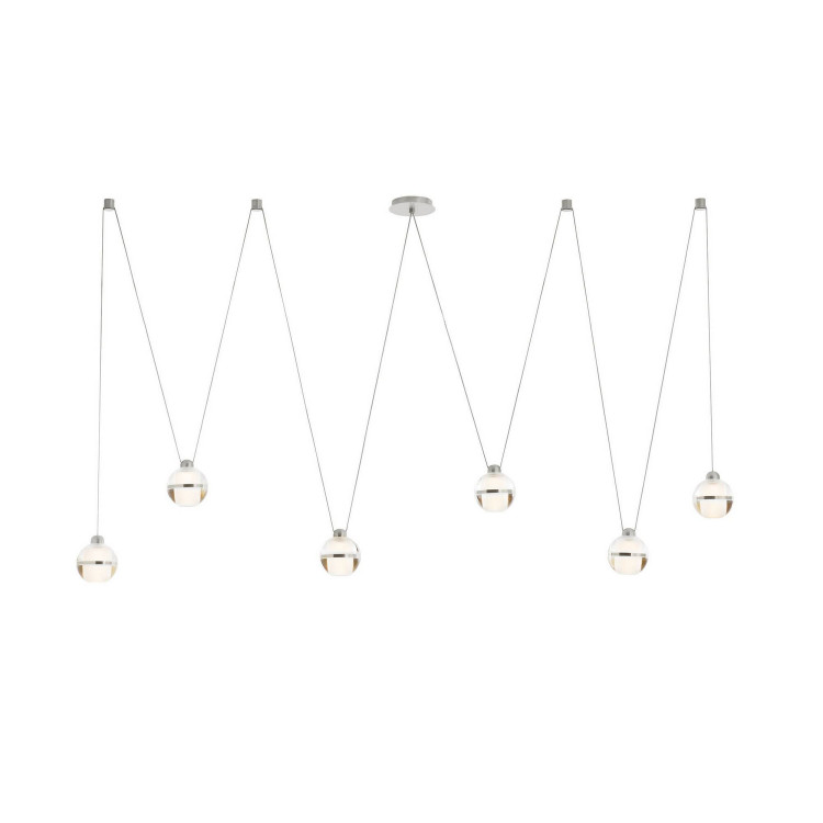 Arteriors - DLC58 - LED Chandelier - Noble - Clear/Chrome