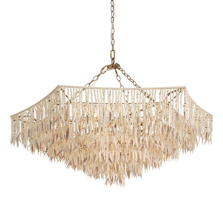 Arteriors - DLS19 - Three Light Chandelier - Josephine - Natural/Ivory