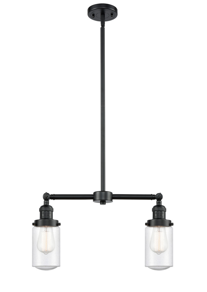 Innovations - 209-OB-G314 - Two Light Island Pendant - Franklin Restoration - Oil Rubbed Bronze