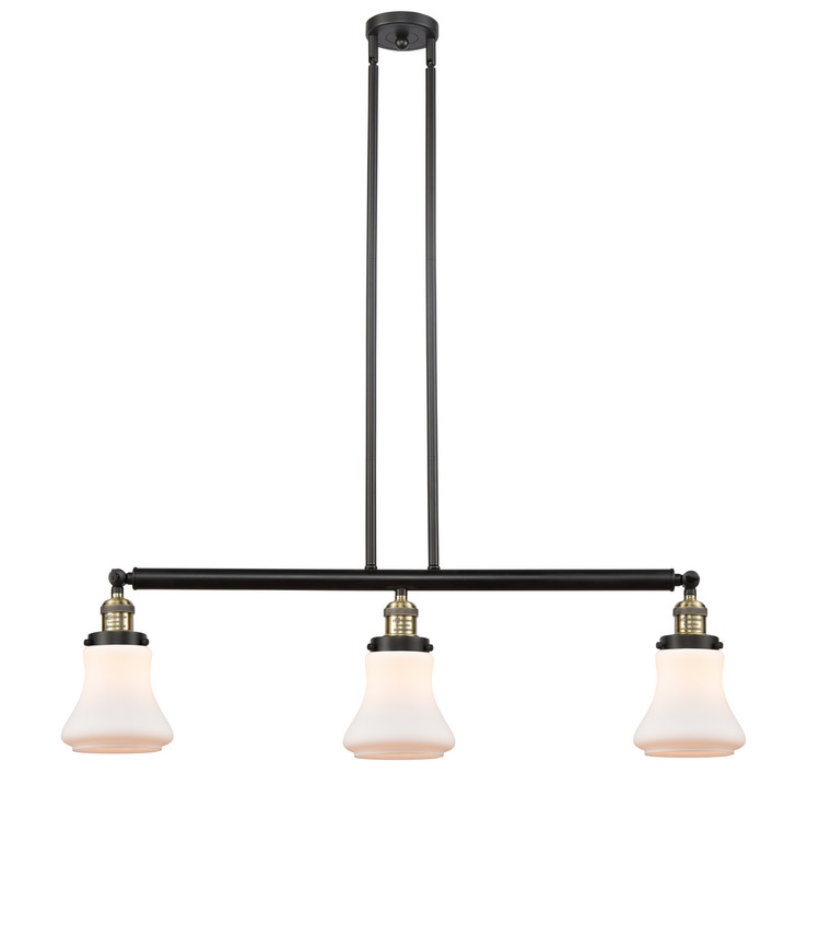 Innovations - 213-BAB-G191 - Three Light Island Pendant - Franklin Restoration - Black Antique Brass