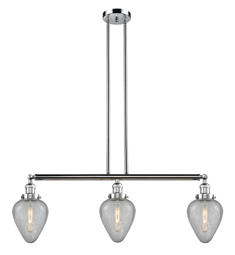 Innovations - 213-PC-G165 - Three Light Island Pendant - Franklin Restoration - Polished Chrome