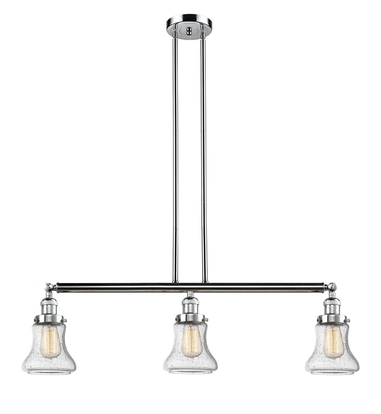 Innovations - 213-PC-G194 - Three Light Island Pendant - Franklin Restoration - Polished Chrome