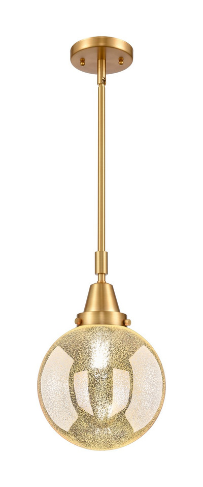 Innovations - 447-1S-SG-G208-8 - One Light Mini Pendant - Caden - Satin Gold