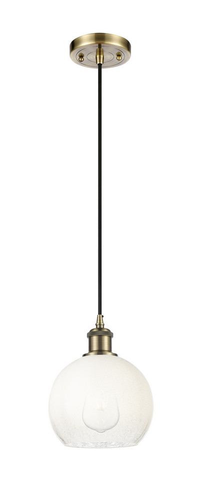 Innovations - 516-1P-AB-G483-8OP - One Light Mini Pendant - Ballston - Antique Brass