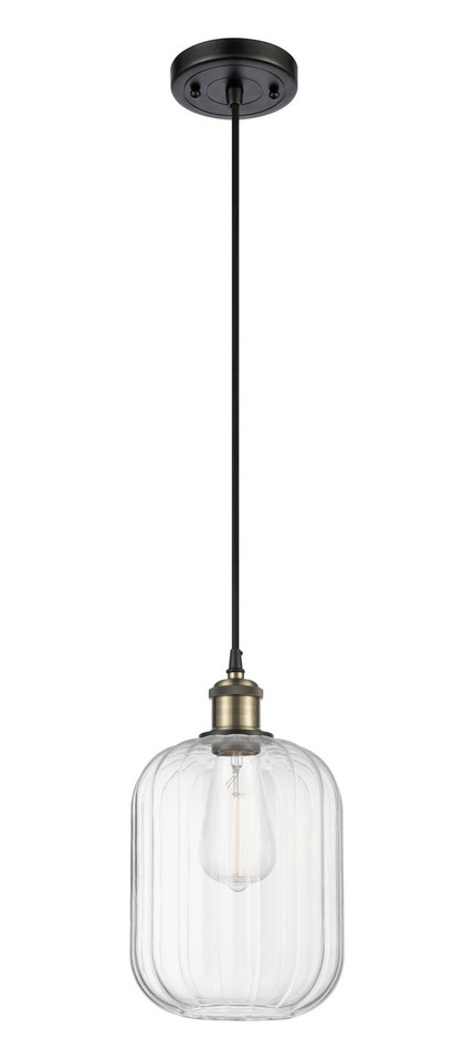 Innovations - 516-1P-BAB-G460-7CL - One Light Mini Pendant - Ballston - Black Antique Brass