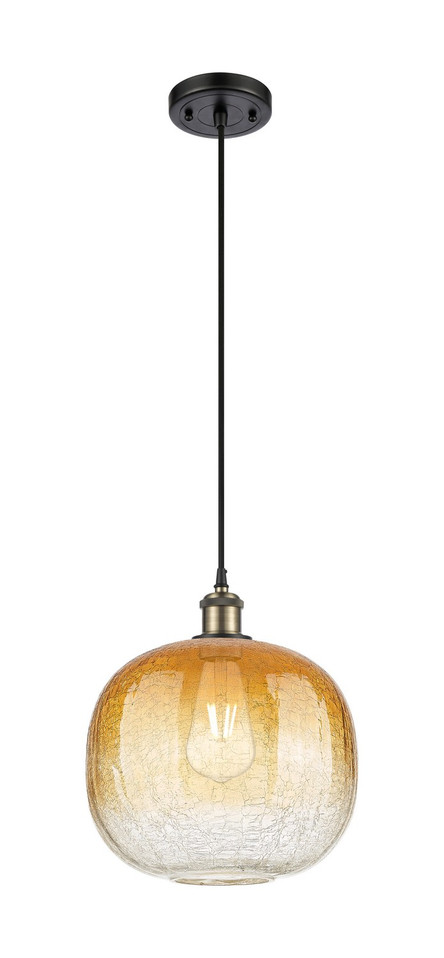 Innovations - 516-1P-BAB-G481-10AM - One Light Mini Pendant - Ballston - Black Antique Brass
