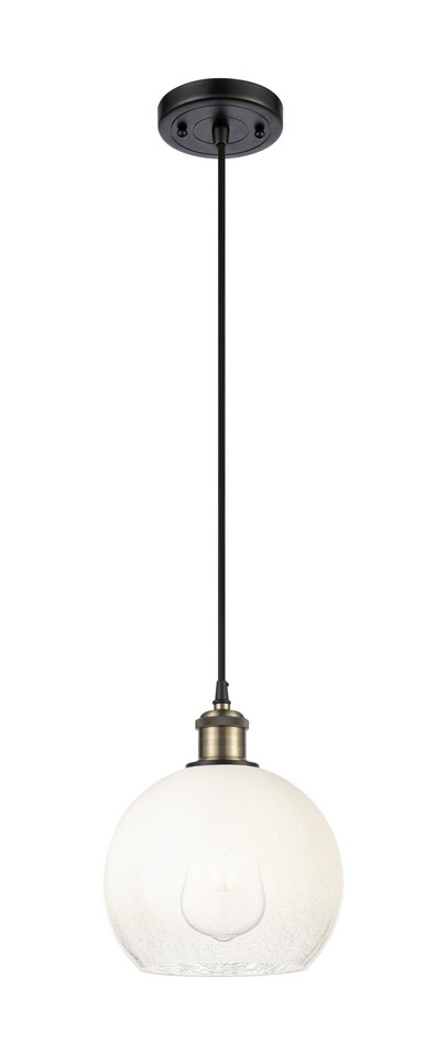 Innovations - 516-1P-BAB-G483-8OP - One Light Mini Pendant - Ballston - Black Antique Brass