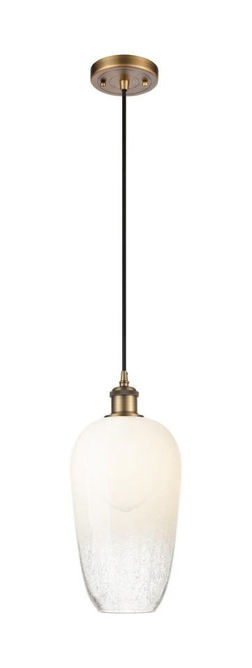 Innovations - 516-1P-BB-G484-7OP - One Light Mini Pendant - Ballston - Brushed Brass