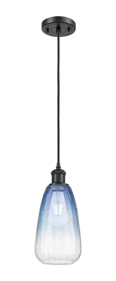 Innovations - 516-1P-BK-G480-6SB - One Light Mini Pendant - Ballston - Matte Black