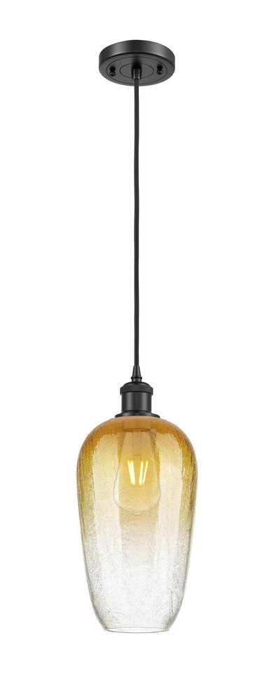 Innovations - 516-1P-BK-G484-7AM - One Light Mini Pendant - Ballston - Matte Black