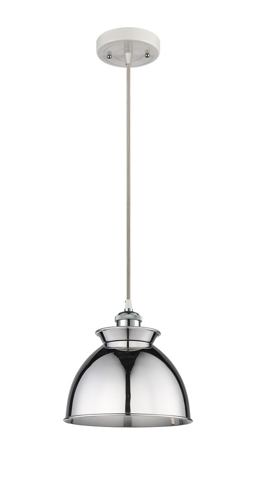 Innovations - 516-1P-WPC-M14-PC - One Light Pendant - Ballston - White Polished Chrome
