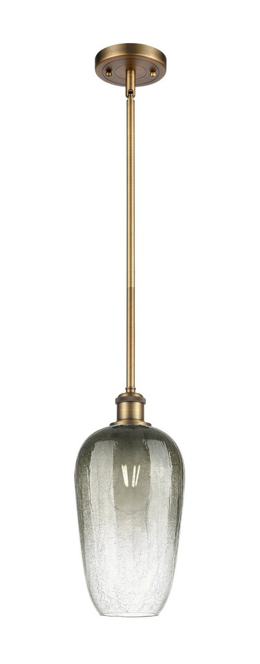 Innovations - 516-1S-BB-G484-7SL - One Light Mini Pendant - Ballston - Brushed Brass