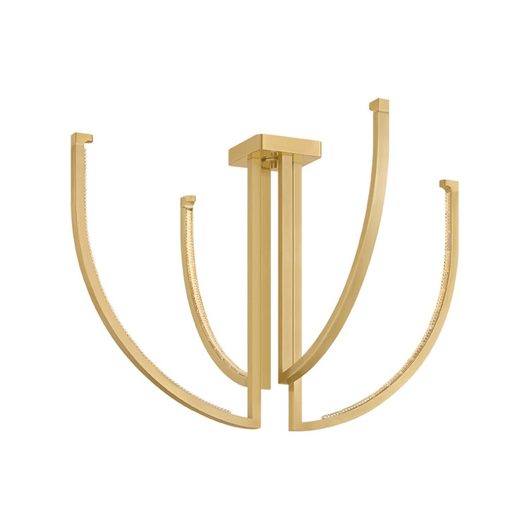 Corbett Lighting - 567-36-VB - LED Chandelier - Frankfurt - Vintage Brass