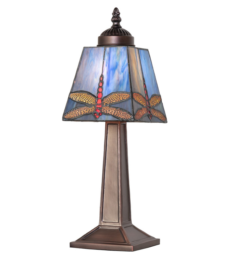 Meyda Tiffany - 262778 - One Light Mini Lamp - Dragonfly - Mahogany Bronze