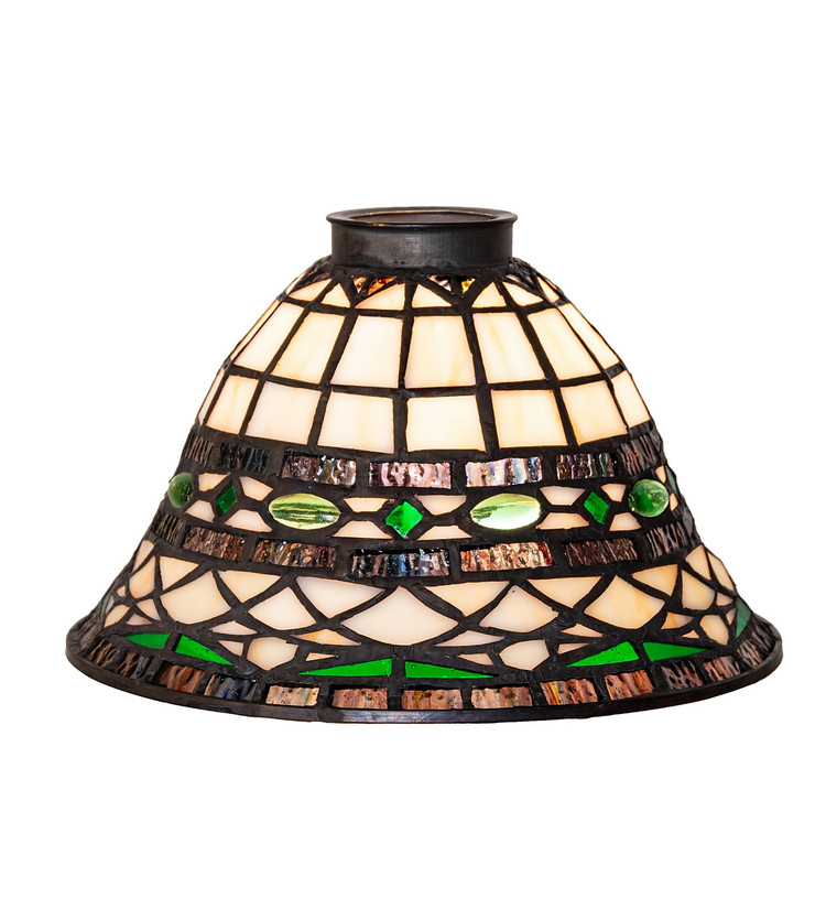 Meyda Tiffany - 26424 - Shade - Tiffany Roman - Beige Green Pbagwr Green