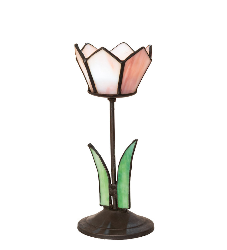Meyda Tiffany - 265196 - Tealight Holder - Radiant Blossom - Craftsman Brown