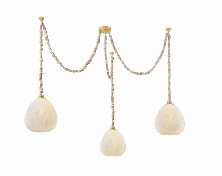Mitzi - H1150803-AGB - Three Light Chandelier - Remi - Aged Brass
