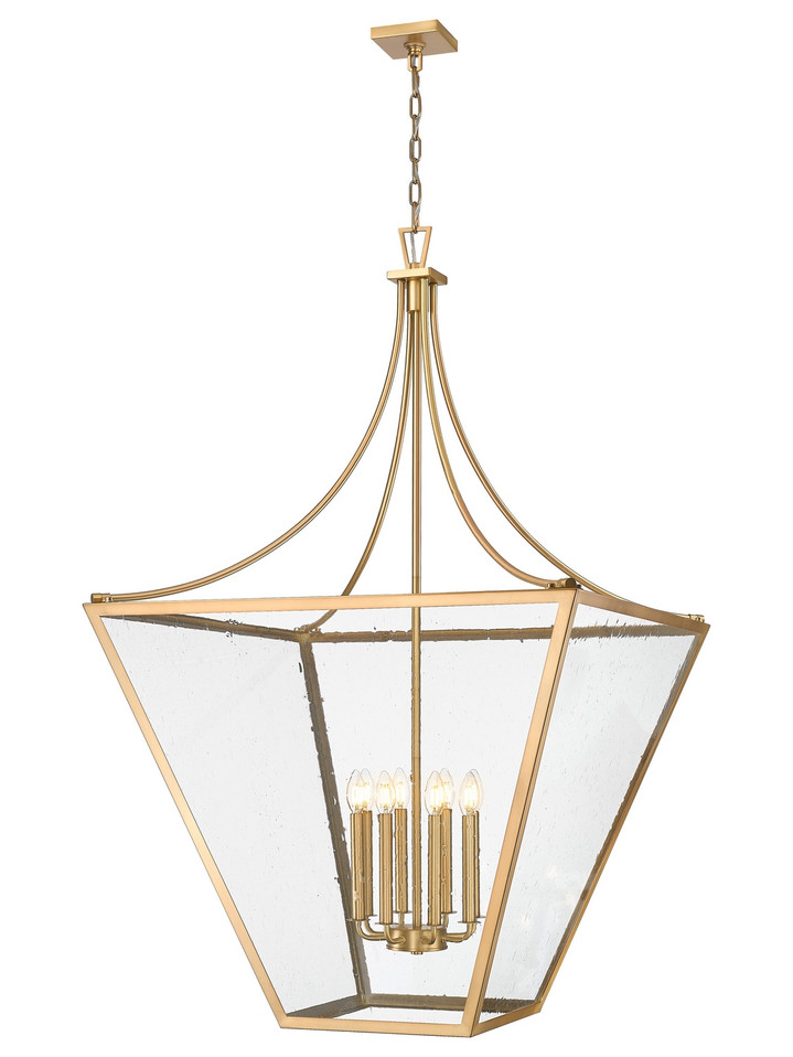 Z-Lite - 1961-8RB - Eight Light Chandelier - Montalcino - Rubbed Brass