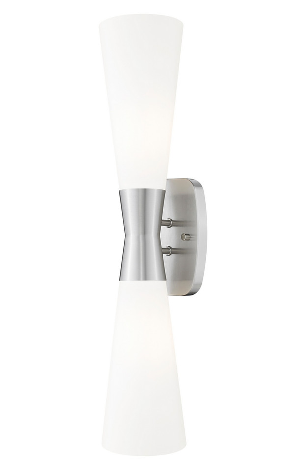 Z-Lite - 4504-2SL-BN - Two Light Wall Sconce - Emrys - Brushed Nickel