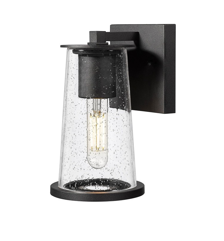 Z-Lite - 5004S-BK - One Light Outdoor Wall Light - Bar Harbor - Sand Black