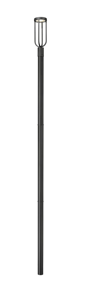 Z-Lite - 5005PHM-5009P120-BK - LED Outdoor Post Moun Fixture - Leland - Sand Black