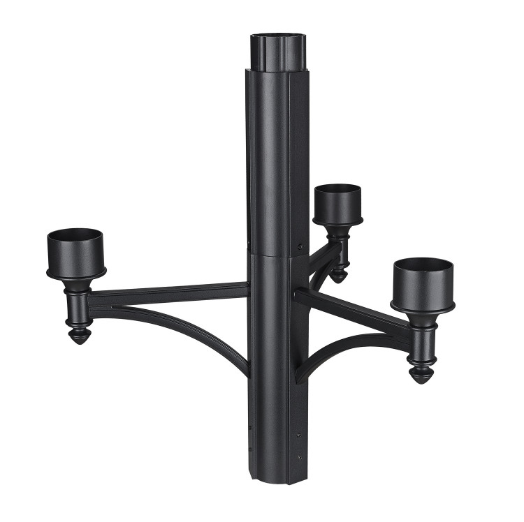 Z-Lite - 501-4BK - Four Light Outdoor Posts - Hardware - Outdoor - Black
