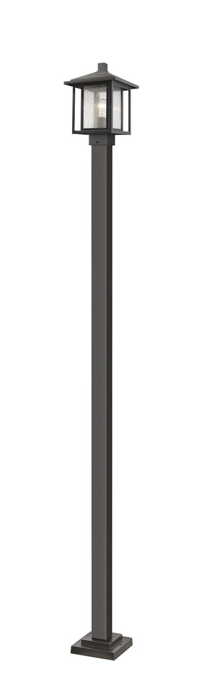 Z-Lite - 554PHMS-536P-ORB - One Light Outdoor Post Mounted Fixture - Aspen - Oil Rubbed Bronze