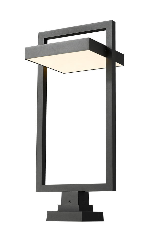 Z-Lite - 566PHXLS-SQPM-BK-LED - LED Outdoor Pier Mounted Fixture - Luttrel - Black